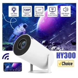 Proyector Profesional 4K HD Android – Smart TV Wi-Fi para Cine en Casa y Presentaciones