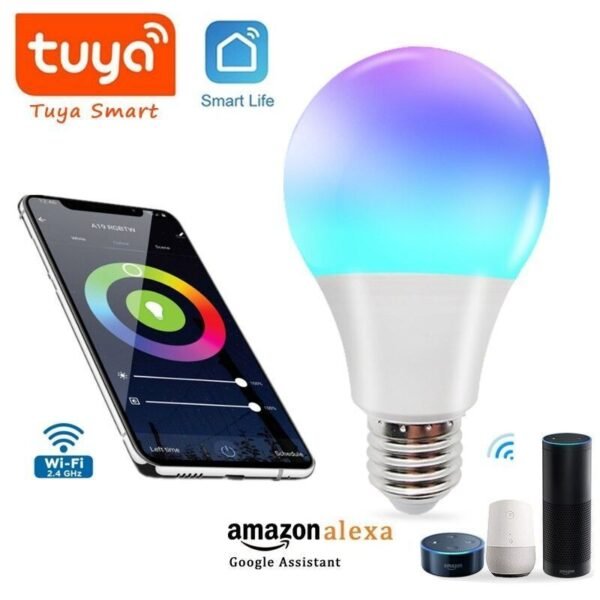 Foco Inteligente RGB Wi-Fi con Control por Voz – Alexa y Google Home - Imagen 2