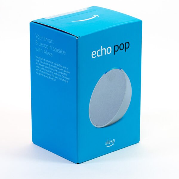 Echo Pop con Alexa – Altavoz Inteligente Compacto con Control por Voz