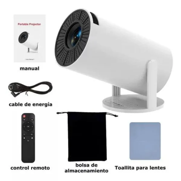 Proyector Profesional 4K HD Android – Smart TV Wi-Fi para Cine en Casa y Presentaciones - Imagen 5