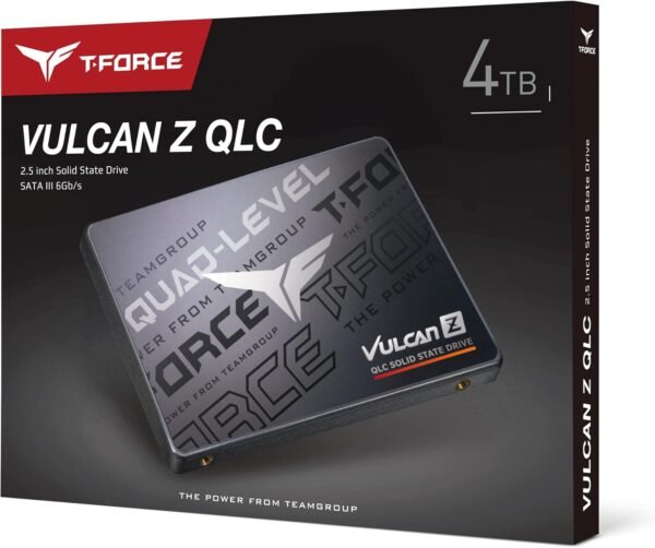 Unidad de estado sólido Teamgroup VULCAN Z QLC 4TB, SATA lll (6Gb/s), DC +5V - Imagen 2