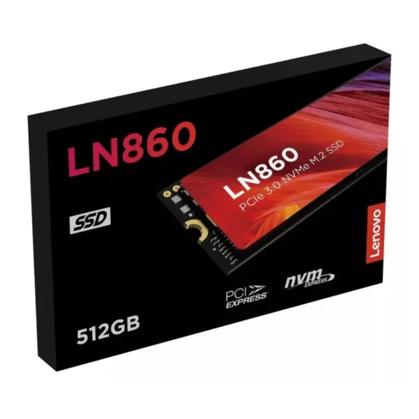 Unidad en estado sólido Lenovo LN860, 512GB, M.2 2280, PCIe Gen 3 x4, NVMe 1.4 - Imagen 2