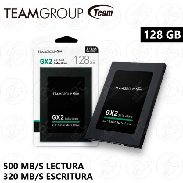 Unidad en estado sólido TG GX2, 128GB, SATA III 6Gb/s, 2.5", DC +5V - Imagen 2