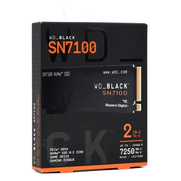Unidad en estado solido Western Digital Black SN7100 NVMe 2TB M.2 2280 PCIe Gen 4.0 - Imagen 2