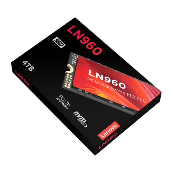 Unidad en estado sólido Lenovo LN960, 4TB, M.2 2280, PCIe Gen 4 x4, NVMe 2.0 - Imagen 2