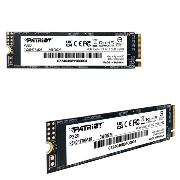 Unidad en estado sólido PATRIOT P320, 512GB, M.2 2280 PCIe Gen 3 x4 NVMe 1.3 - Imagen 2